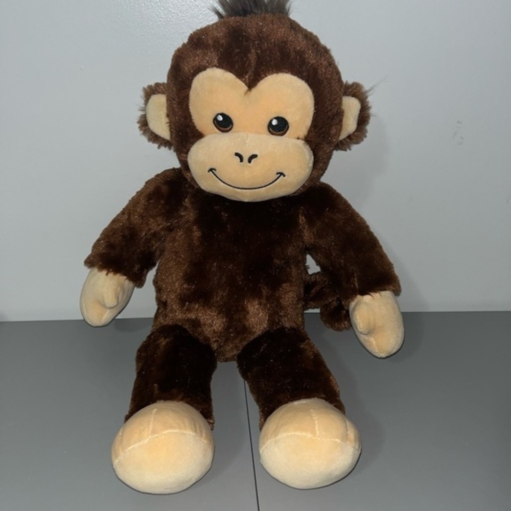 Build-A-Bear Brown Stuffed Animal Plush Monkey 2021